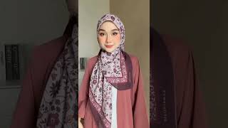 Tutorial Hijab Segiempat. Link Produk di video terkait