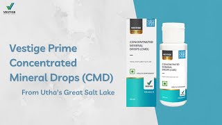 Vestige Prime Concentrated Mineral Drops (CMD) | From Great Salt Lake | Purnima | Success With Me