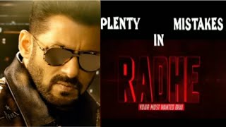 #Radhe #salmankhan,(16 mistakes) plenty of mistakes in radhe movie