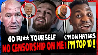 BREAKING! Dana White DEFENDS Donald Trump! McGregor's coach SPEAKS up, Ngannou top 10, MMA News