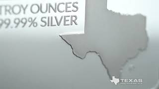 1 oz Texas Mint Silver Bar - Texas Precious Metals