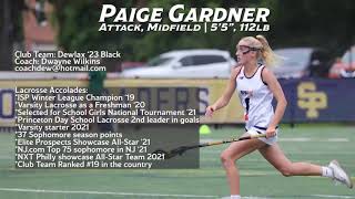 Paige Gardner 2021 Summer Lacrosse Highlights | Class of '23