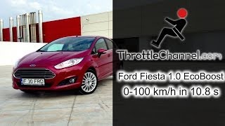 Ford Fiesta 1.0 EcoBoost Powershift acceleration - ThrottleChannel.com