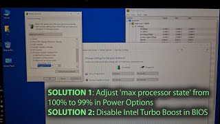 Overheating laptop & noisy fan? Adjust Power Mgmt Settings & Disable Intel Turbo Boost (SOLVED)