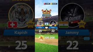 #cricketleaguegame  i beat a YouTuber jr gamer / well played jammy