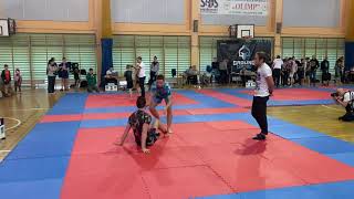 Gwiazdkowy Turniej w BJJ Junior -74 Kg ćwierćfinał Damian Stefanski