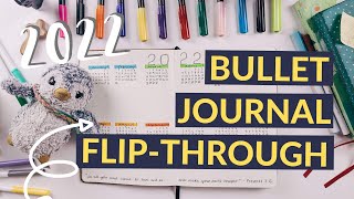 2022 Bullet Journal Flip Through - 1 year in my bullet journal!