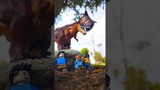 Carnotaurus Toro Chase | Lego Jurassic World Camp Cretaceous #shorts