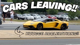 Cars Leaving Exotics And Espresso! / 6/11/22