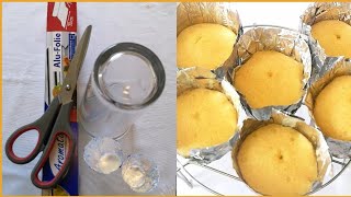 HOW TO MAKE FOIL WRAP FOR CUPCAKE||CUPCAKE WRAP FOR STOVETOP #shorts #vlogster #day5