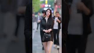 beautiful girl chinese street fashion  #shorts #trending #trendingshorts #shortvideo #beautiful