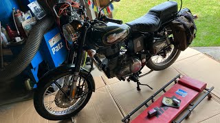 Royal Enfield Bullet 500 Oil Change Tutorial 🏍️📚😎👍