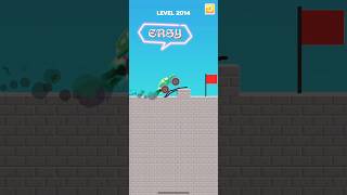 Draw bridge puzzle game level 2014  #drawing #game #Shorts