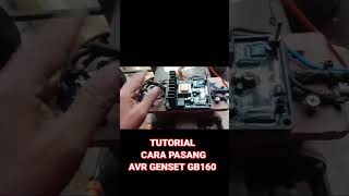 Pasang AVR Genset untuk Dinamo Lampu