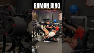 Ramon Dino muito forte | Último Leg Day no Brasil #shorts #bodybuilding #arnoldohio #ramondino