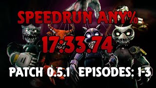 CASE 2: Animatronics Survival 17:33.74 Speedrun ANY% (Patch 0.5.1) [Former WR]