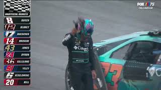 BUBBA WALLACE ANGRY AFTER LOSING AT DEGA