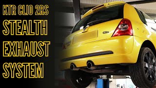 K-Tec Racing Limited - Clio Mk 2 RS Stealth Exhaust System and Super Stealth Exhaust System