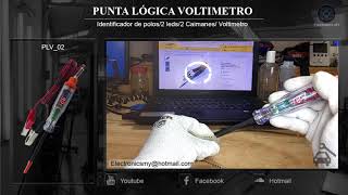 Punta lógica con Voltimetro (PLV_02) .