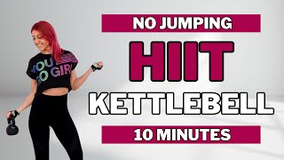 🔥10 MIN INTENSE FULL BODY WORKOUT | With One KETTLEBELL🔥All Standing Full Body🔥No Repeat🔥