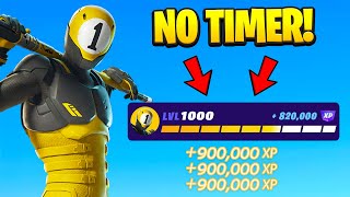 New *NO TIMER* Fortnite XP GLITCH to Level Up Fast in Chapter 2 Remix! (500k XP)