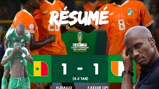 Qualification de la côte d'ivoire 🇨🇮 au 1/4 de final contre le Sénégal 🇸🇳 ( 4-5 tab ) #didierdrogba