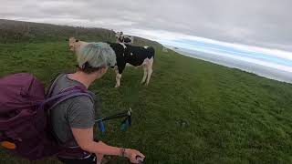 Torcross to Dartmout along the South West Coast Path. SWCP. May 2018