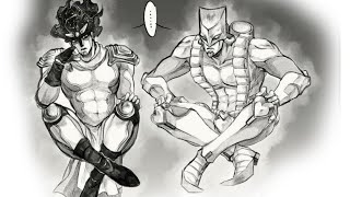 Star Platinum e Za warudo estão Cansados {JoJo's Bizarre Adventure Comic Refeita}