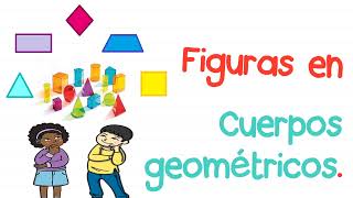 Figuras en cuerpos geométricos - Matemáticas. Primer grado.