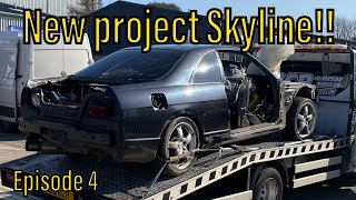 R33 Skyline project (2021) Collecting the new car! Episode 4