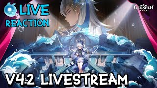 So I react to the Genshin Impact 4.2 reveal stream... | English LIVE - (Genshin Impact)