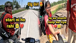 Helped A Cute College Girl on Highway 🥺 || People Stuck In Highway 🥺