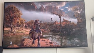 Horizon Forbidden West - cam rotation with Performance and Resolution mode, uncut video. TV footage.