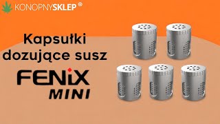 Fenix Mini – Kapsułki dozujące do suszu 5szt. Kapsułki wielokrotnego użytku ze stali nierdzewnej