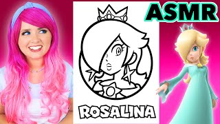 ASMR Coloring Rosalina Super Mario | Calming ASMR Coloring for Relaxation & Stress-Relief