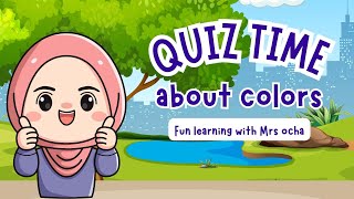 QUIZ TIME LATIHAN SOAL TENTANG WARNA DALAM BAHASA INGGRIS #quiz #colors #englishforkids