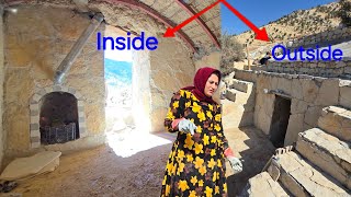 How a nomadic lady designs a magic cave as an underground shelter