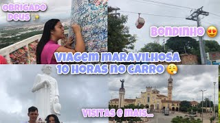 MINHA VIAGEM A JUAZEIRO DO NORTE🌵PARTE 1! VISITA AO HORTO E AS IGREJAS 😇