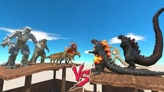 TEAM GODZILLA; T-REX VS TEAM SHIN GODZILLA; SCOURGE