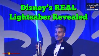 Real Lightsaber Revealed at Disney's Destination D23 Event