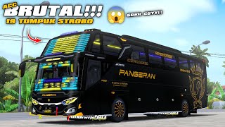 REVIEW!! KODENAME ACC JB3 HINO RM STROBO TUMPUK 19 RESV X DANZ BUSSID V4.2 TERBARU