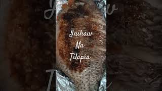 Inihaw na tilapia for lunch let's eat #viral #shortvideo #inihaw #fish #asmr #ytshorts #aris #ofw