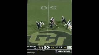 This 98 drive was the turning point of the CU game!! #coloradobuffaloes #primetime #Collegefootball