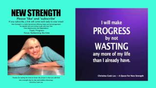 New Strength Devotional, Topic: Progress, Focus: Redeeming the time