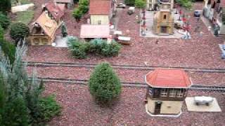 Railroad Train Track Model at Epcot Walt Disney World in Orlando, FL