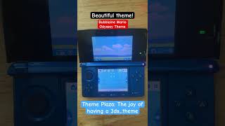 Theme Plaza: The joy of having a 3ds...theme. Beautiful 3DS Home Menu Theme. #shorts #nintendo