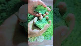 the power of green crush #asmr #oddlysatisfying #relax #satisfying