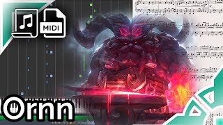 Ornn login theme - League of Legends (Synthesia Piano Tutorial)