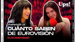 ¿Cuánto saben los artistas de EUROVISIÓN 2023 sobre la HISTORIA del Festival? 🤔❓ | Euromovidas