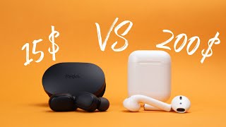 Redmi AirDots vs Apple AirPods или Почему я перешел на наушники за 15$ в 2020 году!